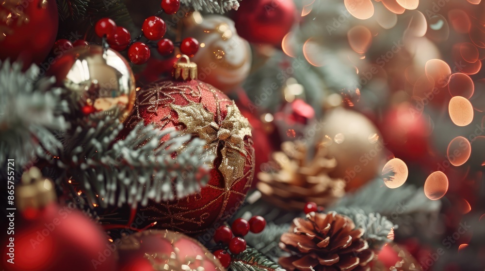 Festive decorations for Christmas and New Year s celebrations Festive decorations for Christmas and New Year s celebrations
