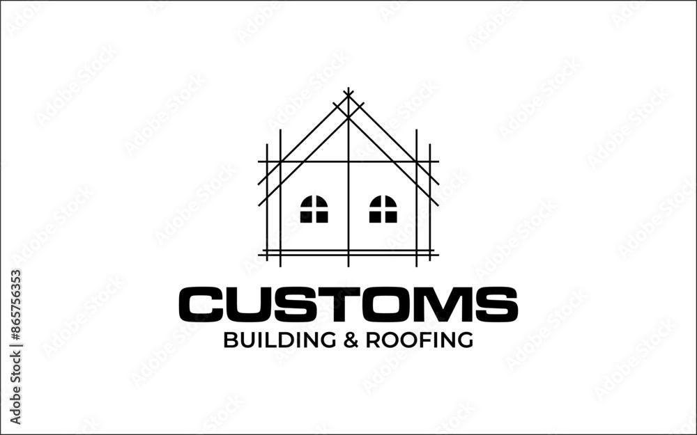 Fototapeta premium Illustration graphic vector of building construction and renovation logo design