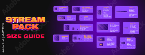 Twitch. Size Guide for Overlays
