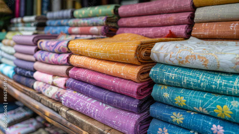 Sample fabric catalog that has variety of Japanese linen , Italian Luxurious fabrics , Indian Cotton Fabrics for summer in fabric store, stock display for designers Sample fabric catalog that has variety of Japanese linen , Italian Luxurious fabrics , Indian Cotton Fabrics for summer in fabric store, stock display for designers