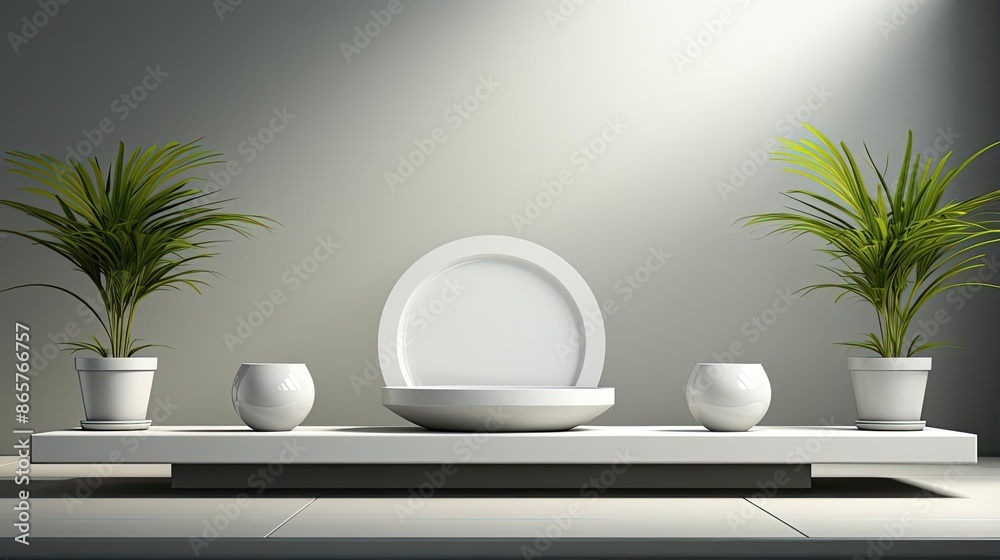 3d podium product stand or display with minimalist background and cinematic light 3d podium product stand or display with minimalist background and cinematic light