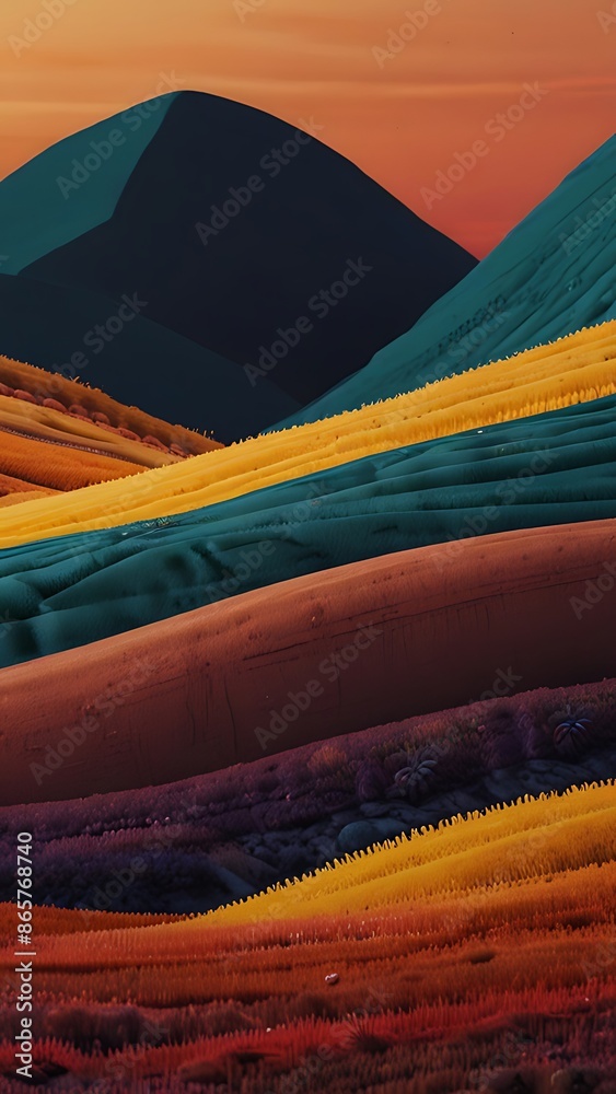 Organic abstract panorama wallpaper background Ai Generated Organic abstract panorama wallpaper background Ai Generated
