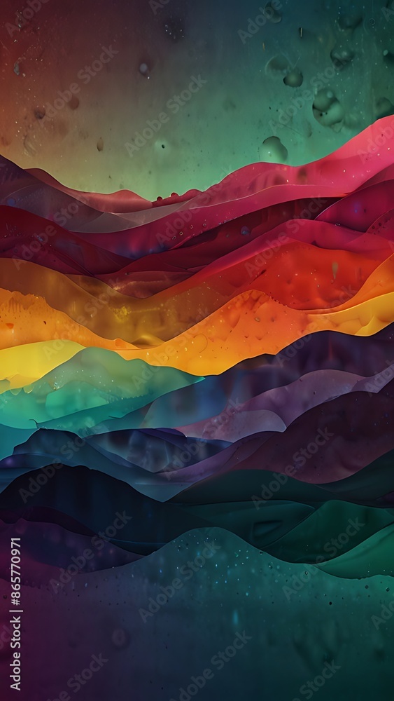 Organic abstract panorama wallpaper background Ai Generated Organic abstract panorama wallpaper background Ai Generated