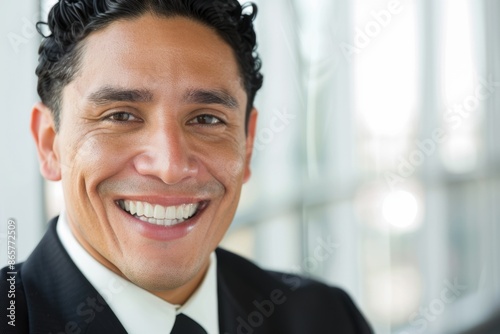 Portrait of Smiling Hispanic businessman © darshika