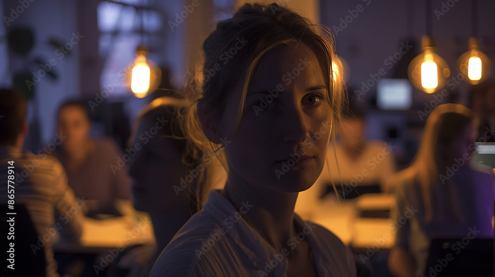 Fototapeta premium Culturally Diverse Business Consultants Sharing Global Market Insights