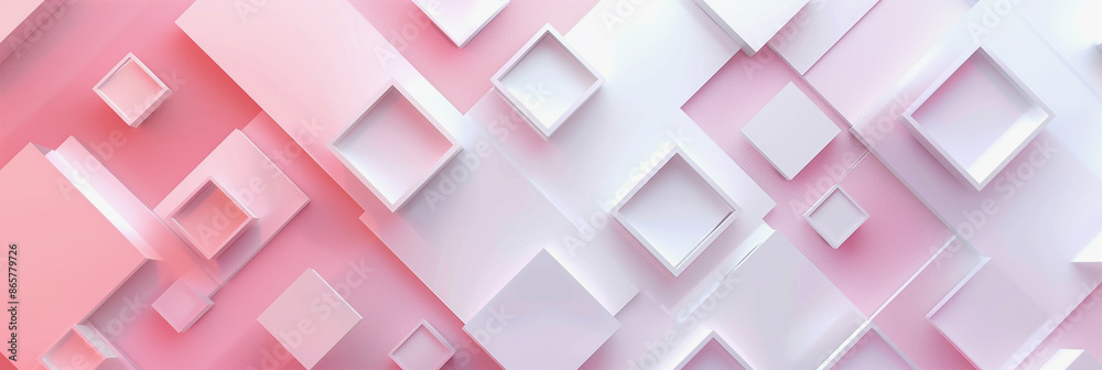 Light Pink and White Background with Geometric Pattern Light Pink and White Background with Geometric Pattern