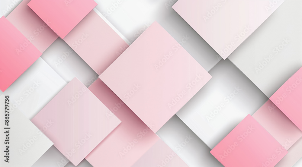 Light Pink and White Background with Geometric Pattern Light Pink and White Background with Geometric Pattern
