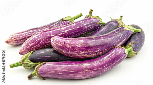 Wallpaper Mural purple eggplant on a white background Torontodigital.ca