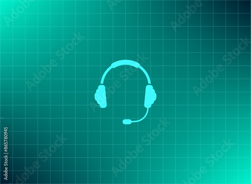 Vector illustration blue background