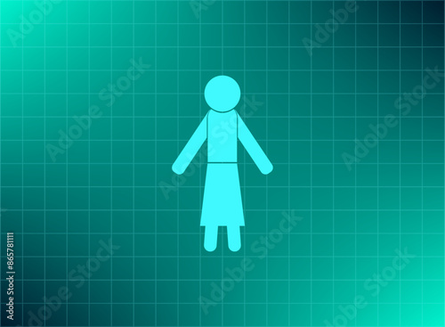 Vector illustration blue background