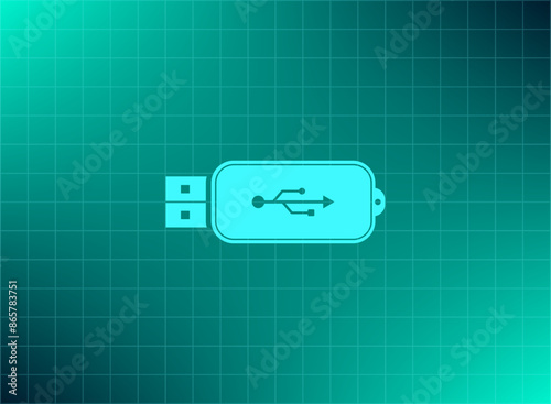 Vector illustration blue background