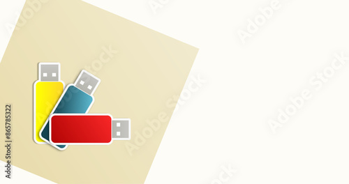flash drive background