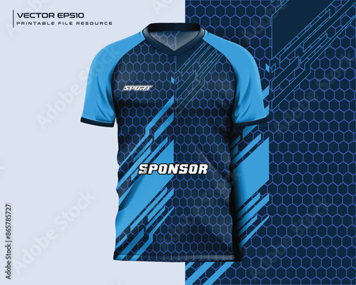 Abstract sport jersey design for soccer, football, gaming, cycling design jersey kit