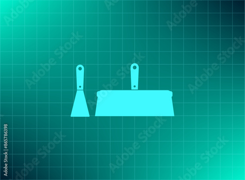 Vector illustration blue background