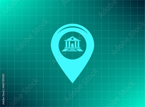 Vector illustration blue background