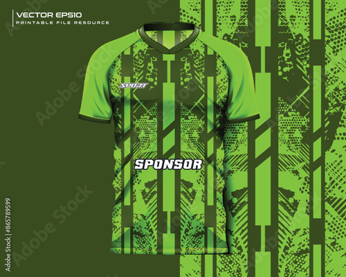 Abstract sport jersey design for soccer, football, gaming, cycling design jersey kit