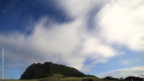 Jeju, Seongsan, Korea, landscape, time lapse, 제주, 한국