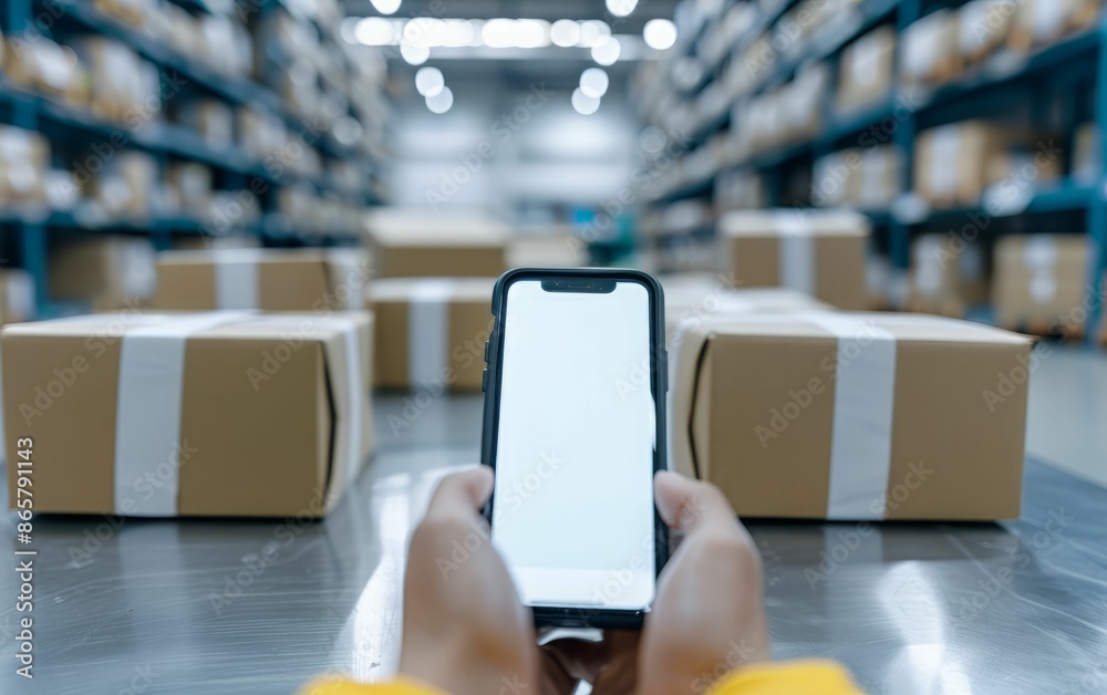 Warehouse Inventory Management with Smartphone. Warehouse Inventory Management with Smartphone.