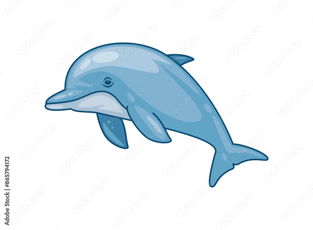 Obraz premium cute dolphin ocean animal