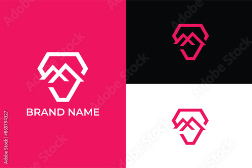 letter M with coffe cup, letter CM, MC triangle logo, CM, MC, C, M abstract letters logo monogram, cm capital logo. letter cm capital business for company