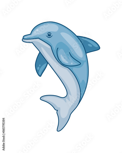 friendly and intelligent dolphin