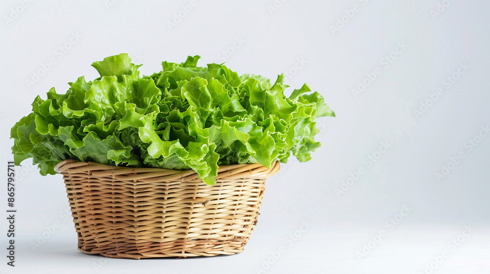 lettuce on a white background lettuce on a white background