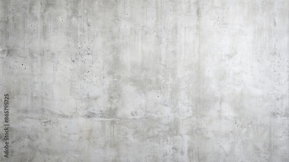 Clean and smooth white polished cement wall with fine grain texture on a gray concrete background, ideal for grunge interior design. Clean and smooth white polished cement wall with fine grain texture on a gray concrete background, ideal for grunge interior design.