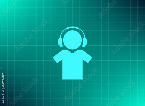 Vector illustration blue background