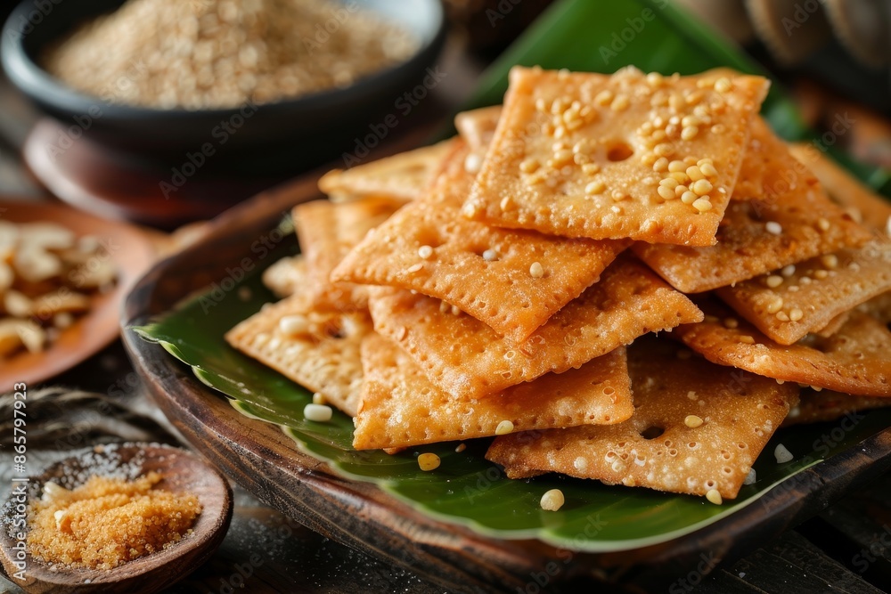 Ingredients for fried Unyil crackers wheat and tapioca flour water garlic sugar salt flavorings Ingredients for fried Unyil crackers wheat and tapioca flour water garlic sugar salt flavorings