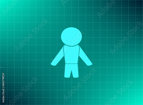 Vector illustration blue background