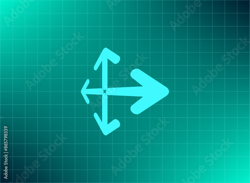 Vector illustration blue background