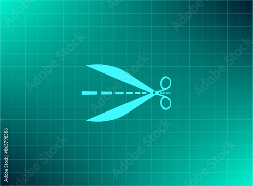 Vector illustration blue background