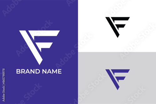 initial letter F wings Minimal elegant monogram art logo, letter F hawk wings fighter jet wings logo,