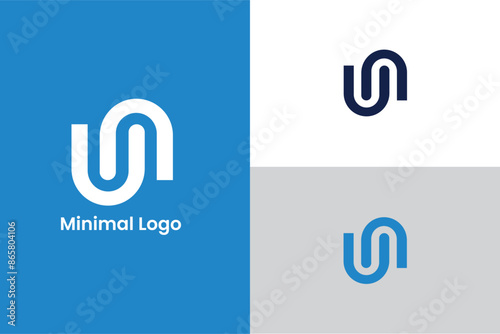 Minimal elegant monogram art logo initial letter S lineart infinity logo, letter S connected chain link vector, abstract Letter C S logo, infinity letter S logo design template