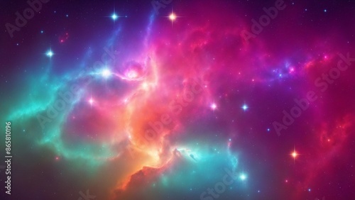 space with starlight