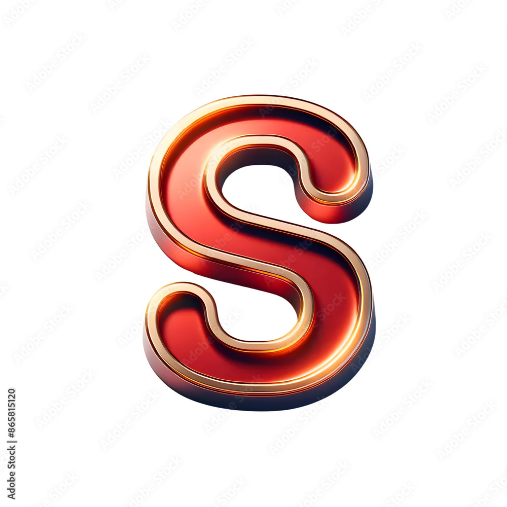 3d letter S 3d letter S
