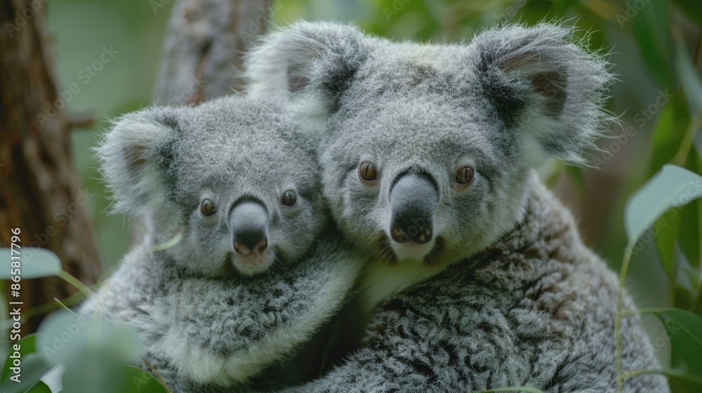Obraz premium The Beauty of Koalas in the Wild 
