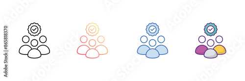 user-friendly icon design with white background stock illustration
