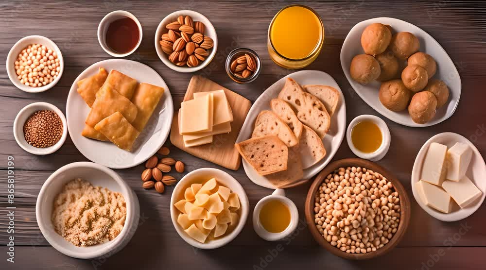 Allergen-Rich Assortment for Allergy-Prone Individuals. Foods to Avoid Allergen-Rich Assortment for Allergy-Prone Individuals. Foods to Avoid