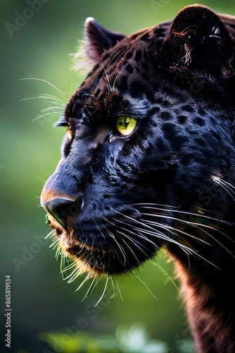 AI Image Generator, Leopard Portrait Figurine