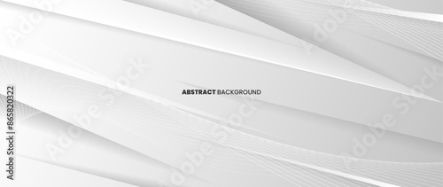 Abstract white background with dark light line object across to the right side. luxury elements vector illustration.