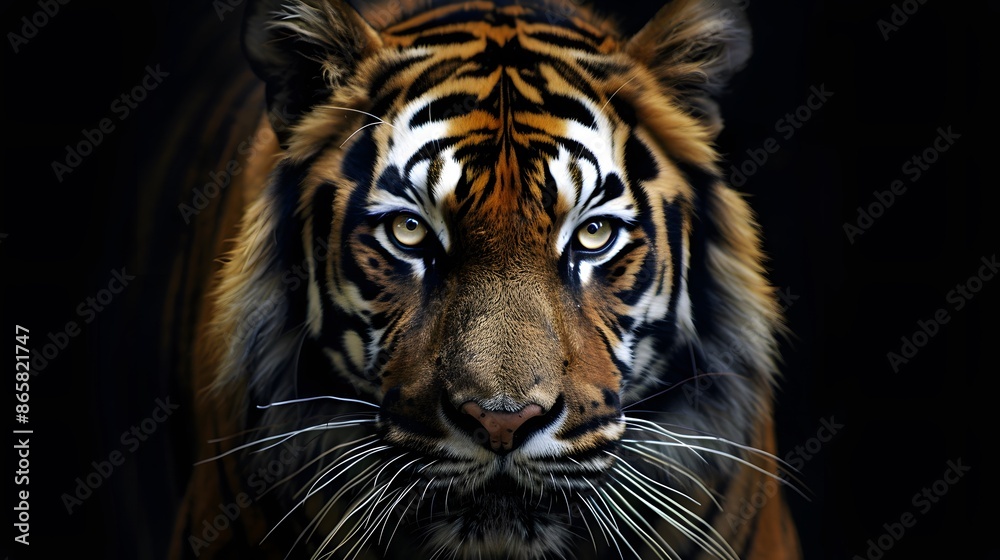 tiger head. 