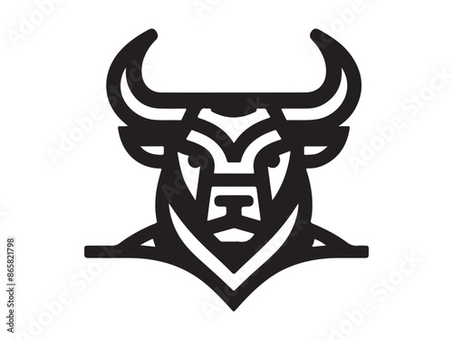 bull skull with horns