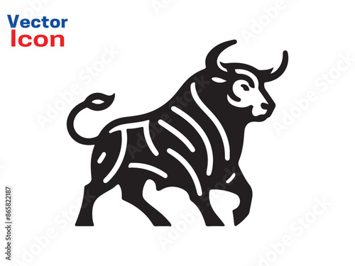 illustration of a bull