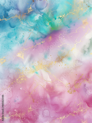 marble rainbow pastel colors with gold accents, swirls, smoky, abstract, background