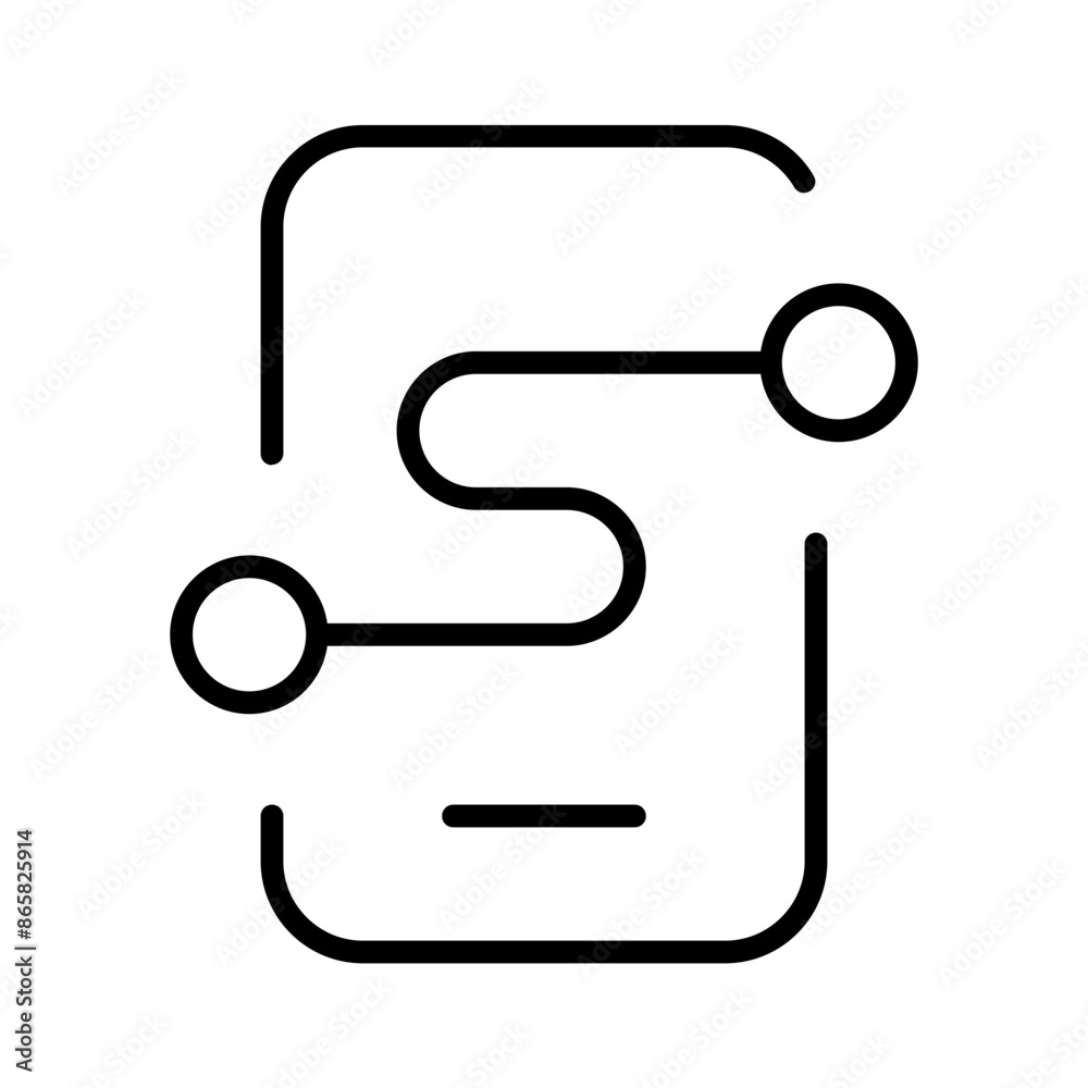 navigator icon with thin style, perfect for user interface projects navigator icon with thin style, perfect for user interface projects
