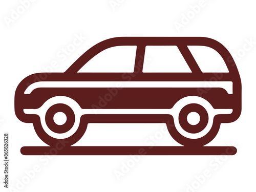 car icon vector illustration © Mamun360