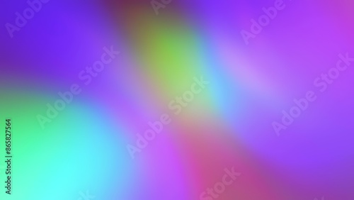 Rainbow neon light flares background. Optical Crystal Prism Flare Beams. Abstract blur animation