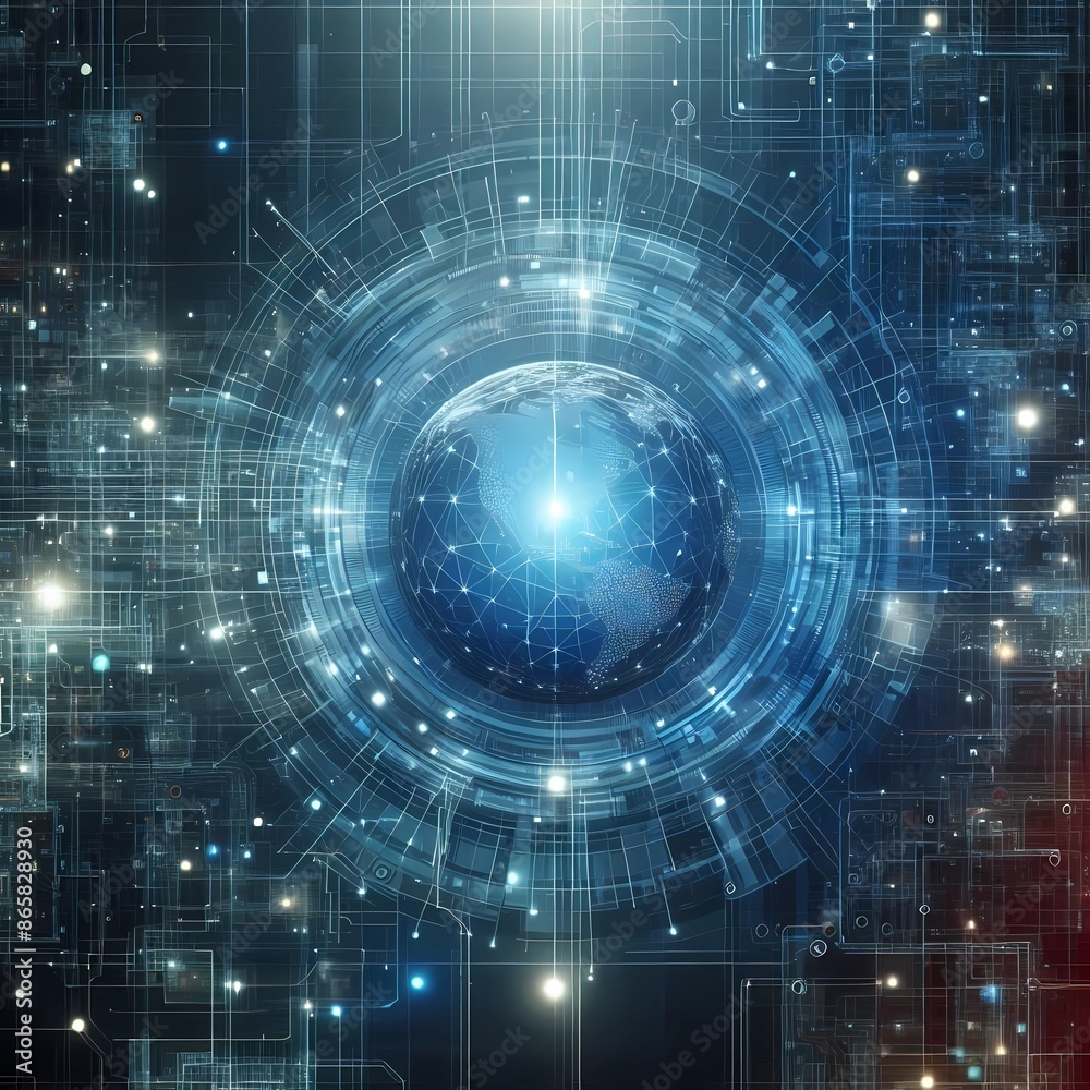 Digital background ideal for technological operations, neural networks, AI, data transmission and encryption, digital archives, audio and visual representations Digital background ideal for technological operations, neural networks, AI, data transmission and encryption, digital archives, audio and visual representations