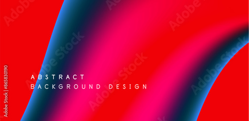 Abstract vector backdrop with fluid, geometric elements. Harmonious blend of form and color, evoking dynamic and captivating visual landscape for wallpaper, banner, background, landing page